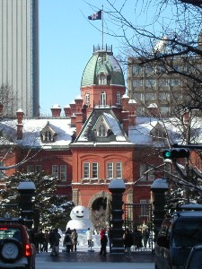 冬の北海道庁旧本庁舎