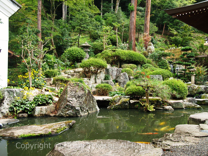 吉備津神社の池泉庭園
