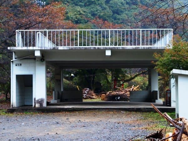 飛水峡ロックガーデンの展望台