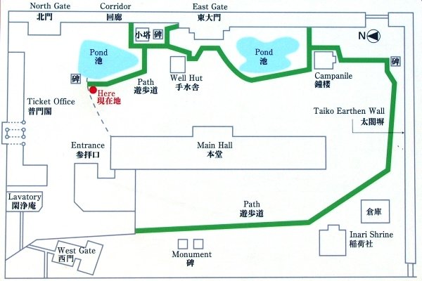 三十三間堂 案内図