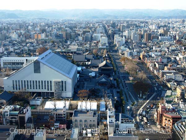 条坊制による古都京都