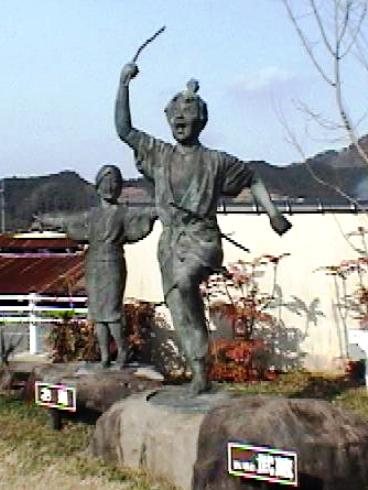 少年時代の武蔵像