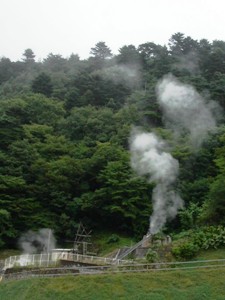 鳴子温泉の源泉