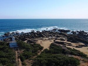 野島埼灯台から南側の眺め