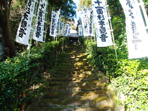 苔の石段