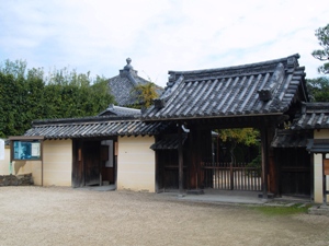 中宮寺入口