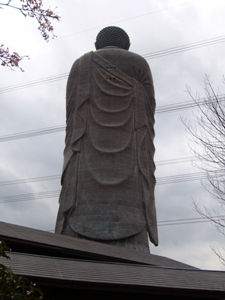 衣文のある背中