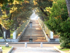 法隆寺門前の松並木